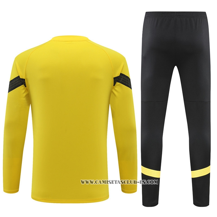 Chandal de Sudadera del Borussia Dortmund 22-23 Amarillo